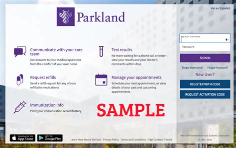 MyChart de Parkland le brinda acceso seguro en lnea a su informacin mdica en cualquier momento o lugar. . Mychart parkland